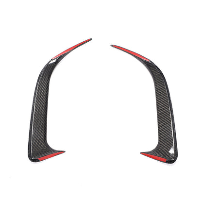 ST Style Carbon Fiber Rear Canards for Mercedes Benz CLA C117 & CLA 45 AMG  Pre‑Facelift & Facelift (2013–2019)