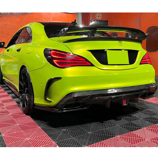 ST Style Carbon Fiber Rear Spoiler for Mercedes Benz CLA C117 & CLA 45 AMG  Pre‑Facelift & Facelift (2013–2019)