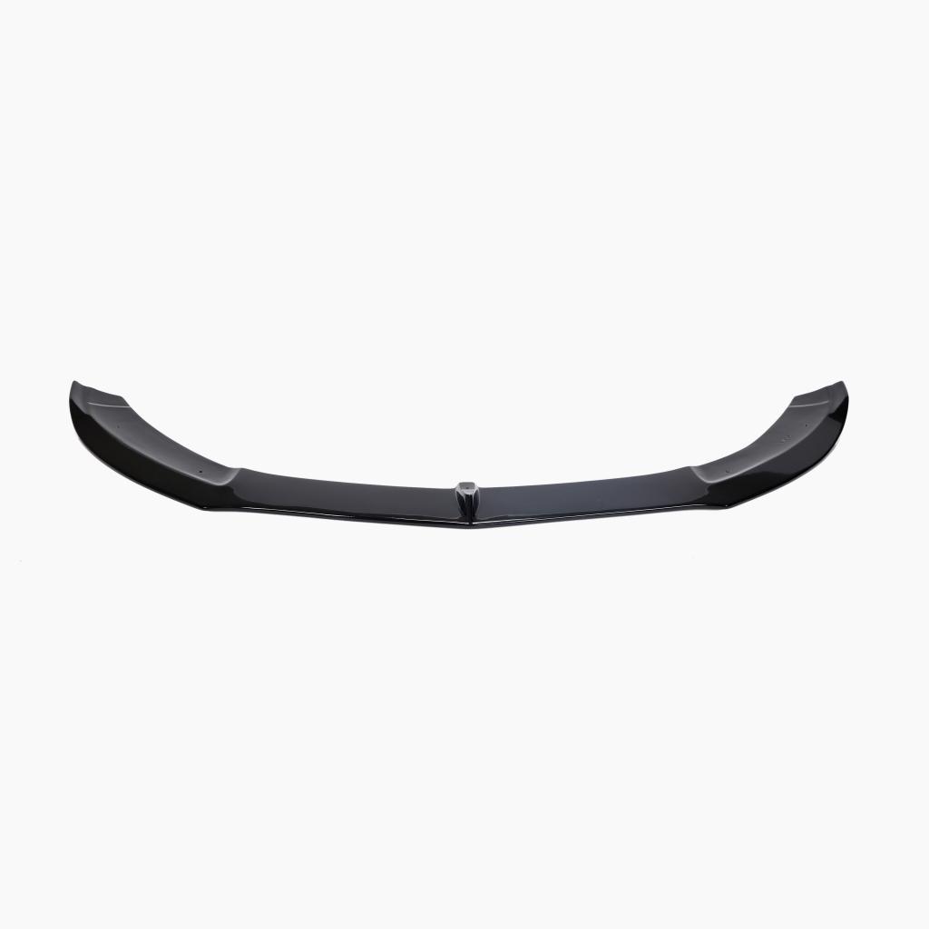 Gloss Black Front Lip for Mercedes Benz C-Class W205 Sedan, C205 Coupé Sport (2014-2018)