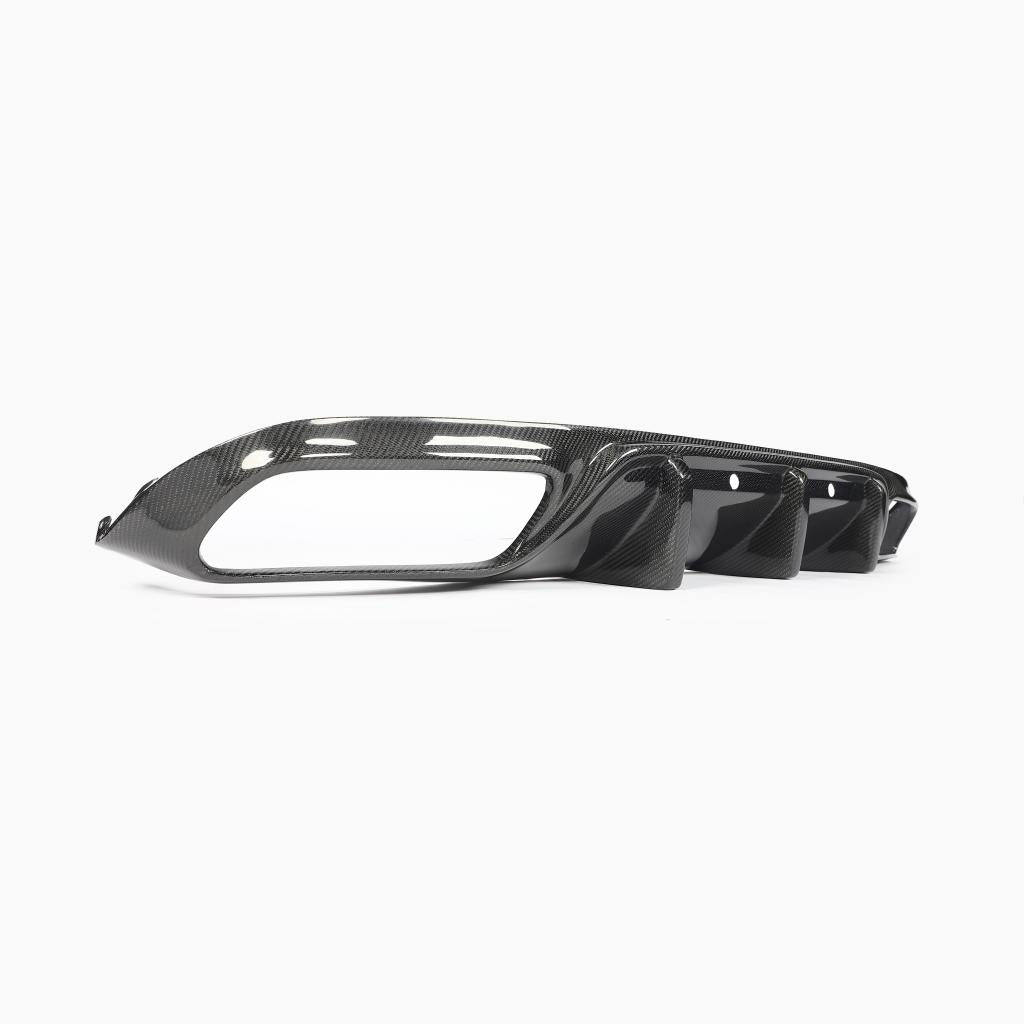 ST Style Carbon Fiber Rear Diffuser For Mercedes Benz C‑Class W205 Pre‑Facelift Coupé (2014–2018)