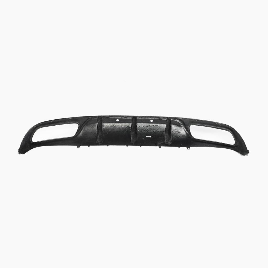 ST Style Carbon Fiber Rear Diffuser For Mercedes Benz C‑Class W205 Pre‑Facelift Coupé (2014–2018)
