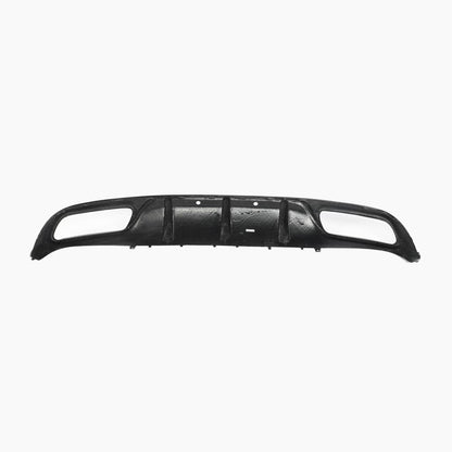 ST Style Carbon Fiber Rear Diffuser For Mercedes Benz C‑Class W205 Pre‑Facelift Coupé (2014–2018)