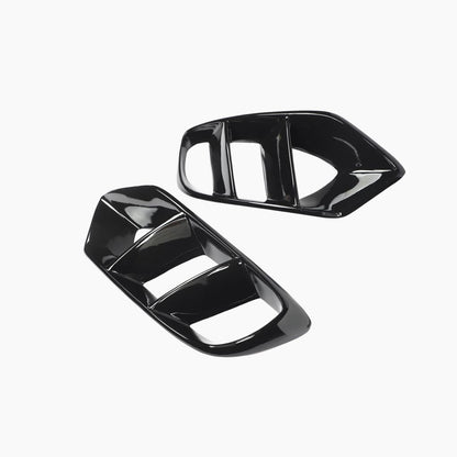 ST Style Gloss Black Air Vents For Mercedes Benz C‑Class W205 Pre‑Facelift (2014–2018)