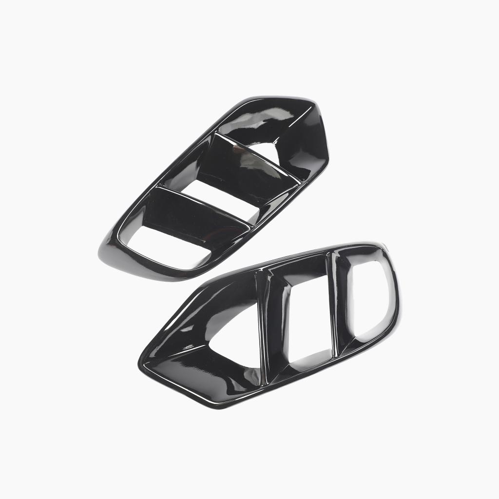 ST Style Gloss Black Air Vents For Mercedes Benz C‑Class W205 Pre‑Facelift (2014–2018)