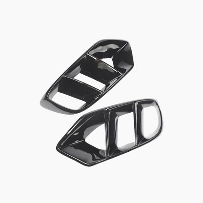 ST Style Gloss Black Air Vents For Mercedes Benz C‑Class W205 Pre‑Facelift (2014–2018)