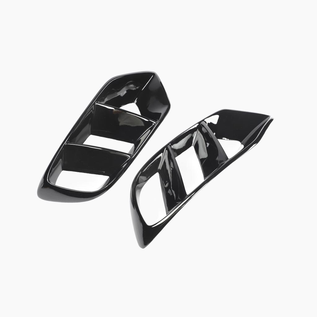 ST Style Gloss Black Air Vents For Mercedes Benz C‑Class W205 Pre‑Facelift (2014–2018)