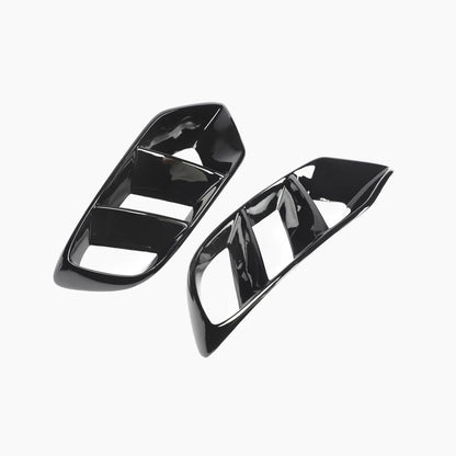 ST Style Gloss Black Air Vents For Mercedes Benz C‑Class W205 Pre‑Facelift (2014–2018)