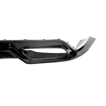 ST Style Carbon Fiber Rear Diffuser With LED for Mercedes Benz CLA C117 Sport & CLA 45 AMG C117 Facelift (2017–2019)