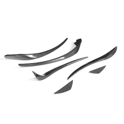 ST Style Carbon Fiber Front Canards for Mercedes Benz CLA C117 Pre‑Facelift (2013–2016)