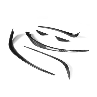 ST Style Carbon Fiber Front Canards for Mercedes Benz CLA C117 Pre‑Facelift (2013–2016)