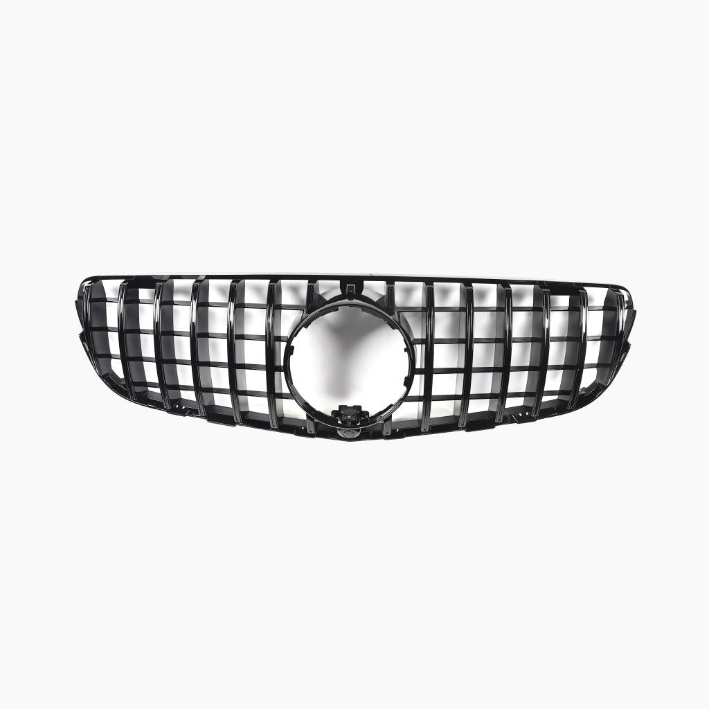 GT Style Gloss Black Kidney Grill for Mercedes Benz GLC Series X253 (2015-2018)
