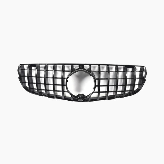 GT Style Gloss Black Kidney Grill for Mercedes Benz GLC Series X253 (2015-2018)