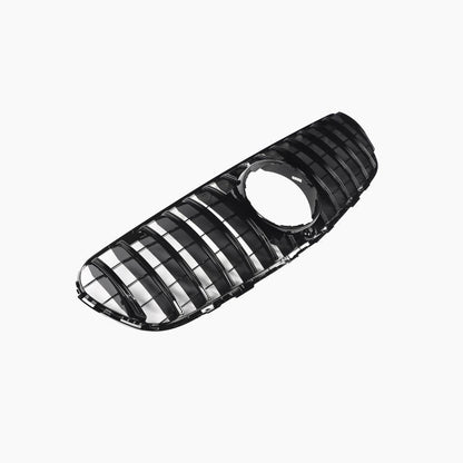 GT Style Gloss Black Kidney Grill for Mercedes Benz GLC Series X253 (2015-2018)