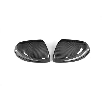 ST Style Carbon Fiber REPLACEMENT Mirror Cover Caps For Mercedes Benz Vito W447 Pre‑Facelift (2014–2019)