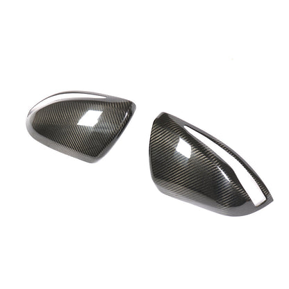 ST Style Carbon Fiber ADD ON Mirror Cover Caps For Mercedes Benz Vito W447 Pre‑Facelift (2014–2019)