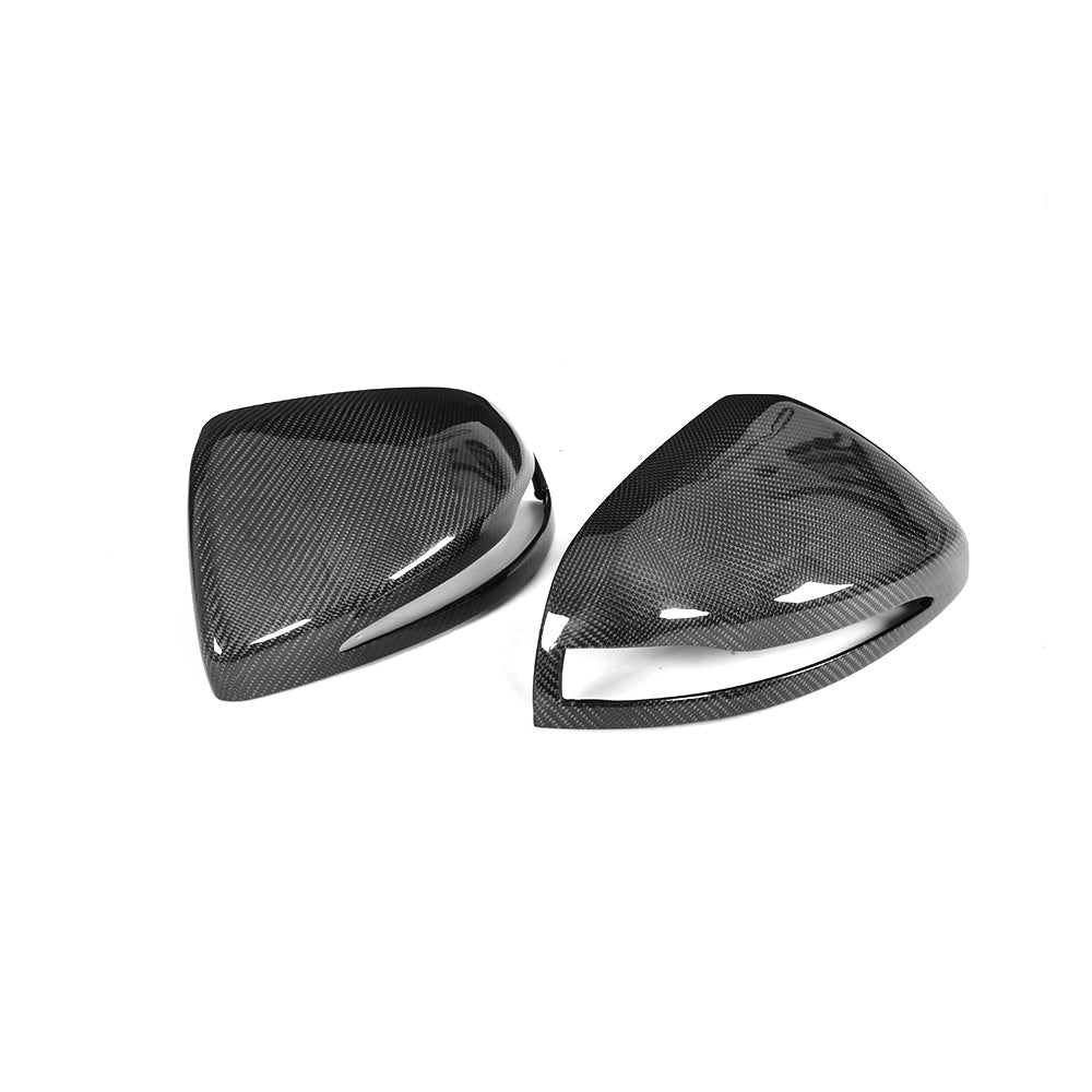 ST Style Carbon Fiber REPLACEMENT Mirror Cover Caps For Mercedes Benz Vito W447 Pre‑Facelift (2014–2019)