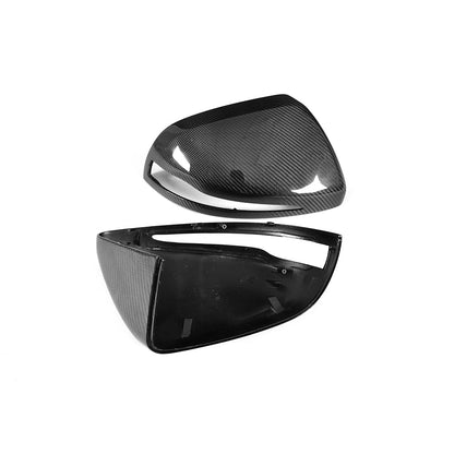 ST Style Carbon Fiber REPLACEMENT Mirror Cover Caps For Mercedes Benz Vito W447 Pre‑Facelift (2014–2019)