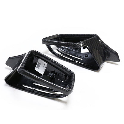 ST Style REPLACEMENT Carbon Fiber Mirror Covers for Mercedes Benz C63 W204 Facelift 2011-2015