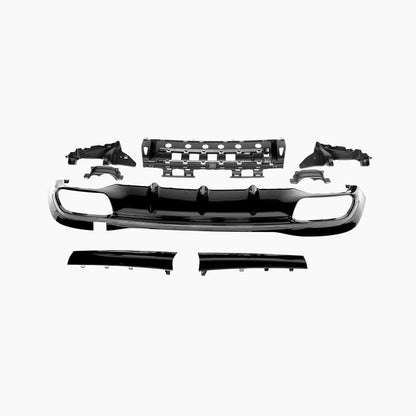 Mercedes-Benz S-Class W223 (2021–present) S63 Rear Diffuser With Black Tips/21+/Black