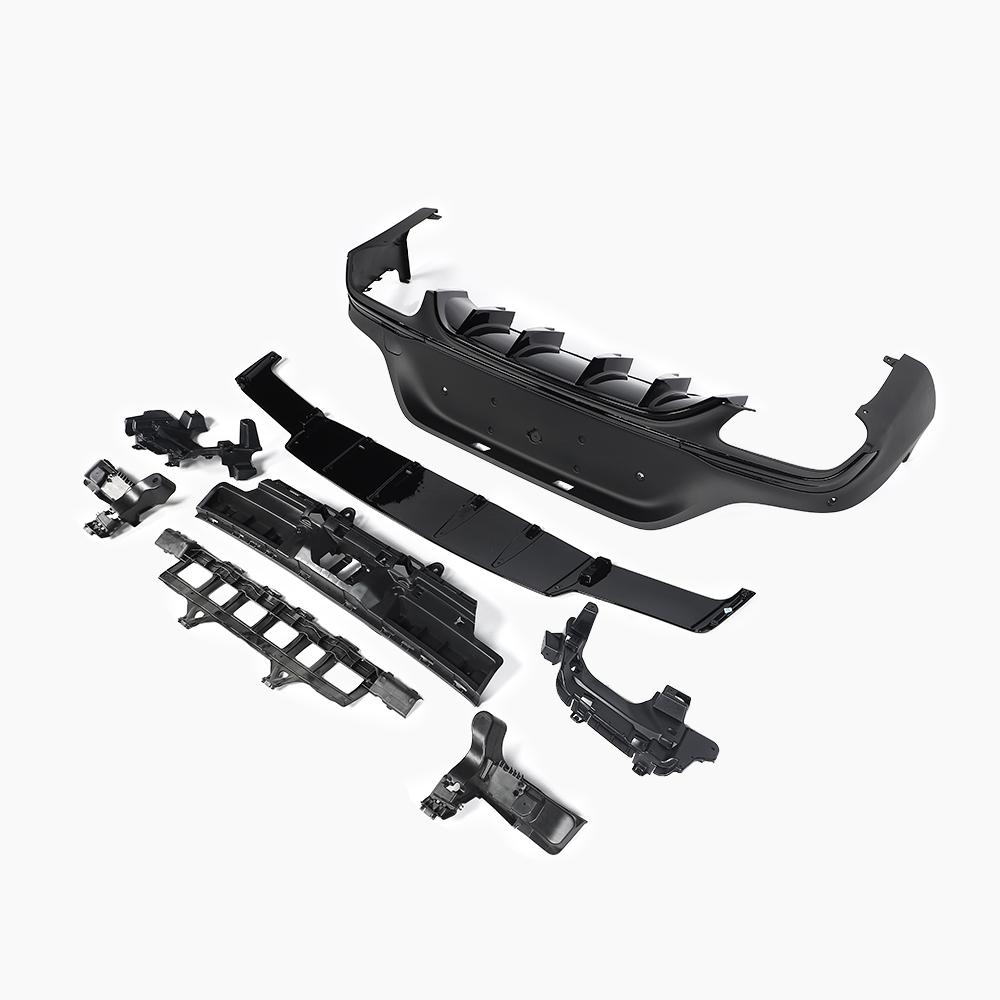 Mercedes-Benz GLC C253 (2016–2022) GLC63 Rear Diffuser/For AMG Coupe/Black