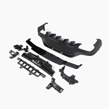 Mercedes-Benz GLC C253 (2016–2022) GLC63 Rear Diffuser/For AMG Coupe/Black