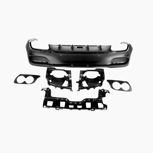 Mercedes-Benz GLE C167 (2020–present) GLE53 Coupe Rear Diffuser With Black Tips Black