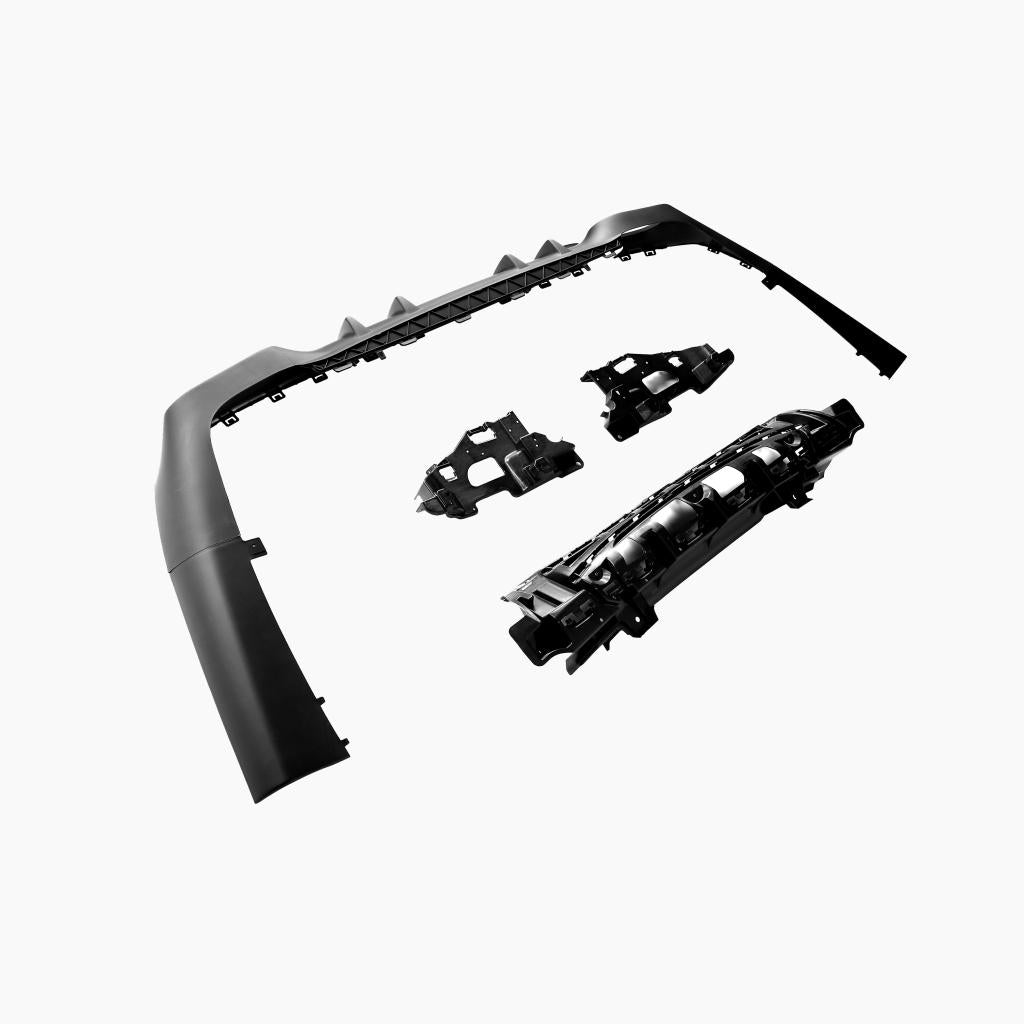 Gloss Black Dual Exhaust Rear Diffuser Kit for Mercedes Benz CLS C257 AMG (2018-2023)