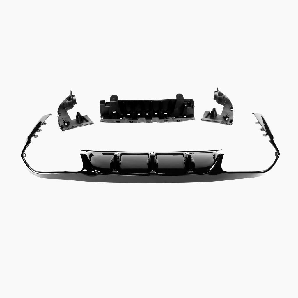 Gloss Black Rear Diffuser Lip Set for Mercedes Benz E-Class C238 AMG (2017-2023)