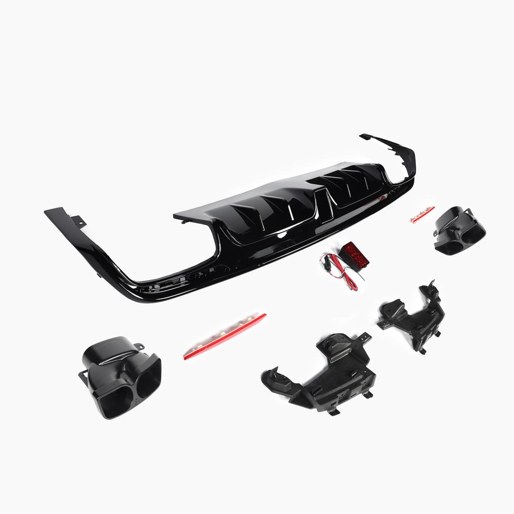 Mercedes-Benz S-Class W222 (2013–2020) BRS Rear Diffuser With Tips For AMG/For AMG 14-17