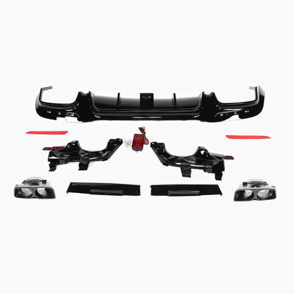 Mercedes-Benz S-Class W222 (2013–2020) BRS Rear Diffuser With Tips For AMG/For AMG 18-22