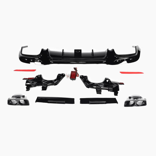 Mercedes-Benz S-Class W222 (2013–2020) BRS Rear Diffuser With Tips For AMG/For AMG 18-22