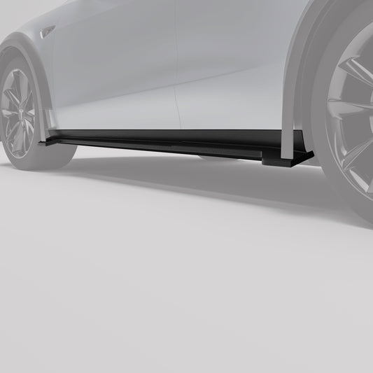 Carbon fiber side skirt panel weave detail close-up