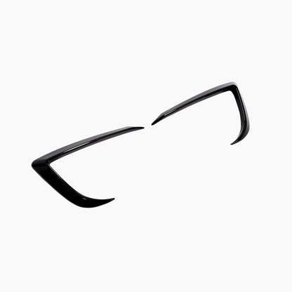 ST Style Carbon Fiber Front Canards For Tesla Model 3 Sedan (2017–2023)