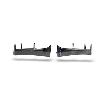 Tesla Model Y carbon fiber front lip full front shot