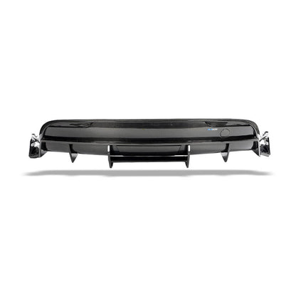 Tesla Model Y rear diffuser mounted underside perspective