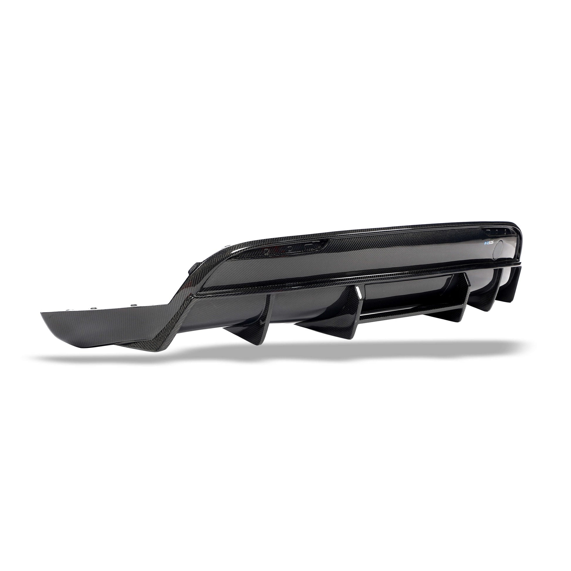 Tesla Model Y rear diffuser corner edge fitment view