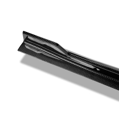 Tesla Model Y side skirt rear edge transition view