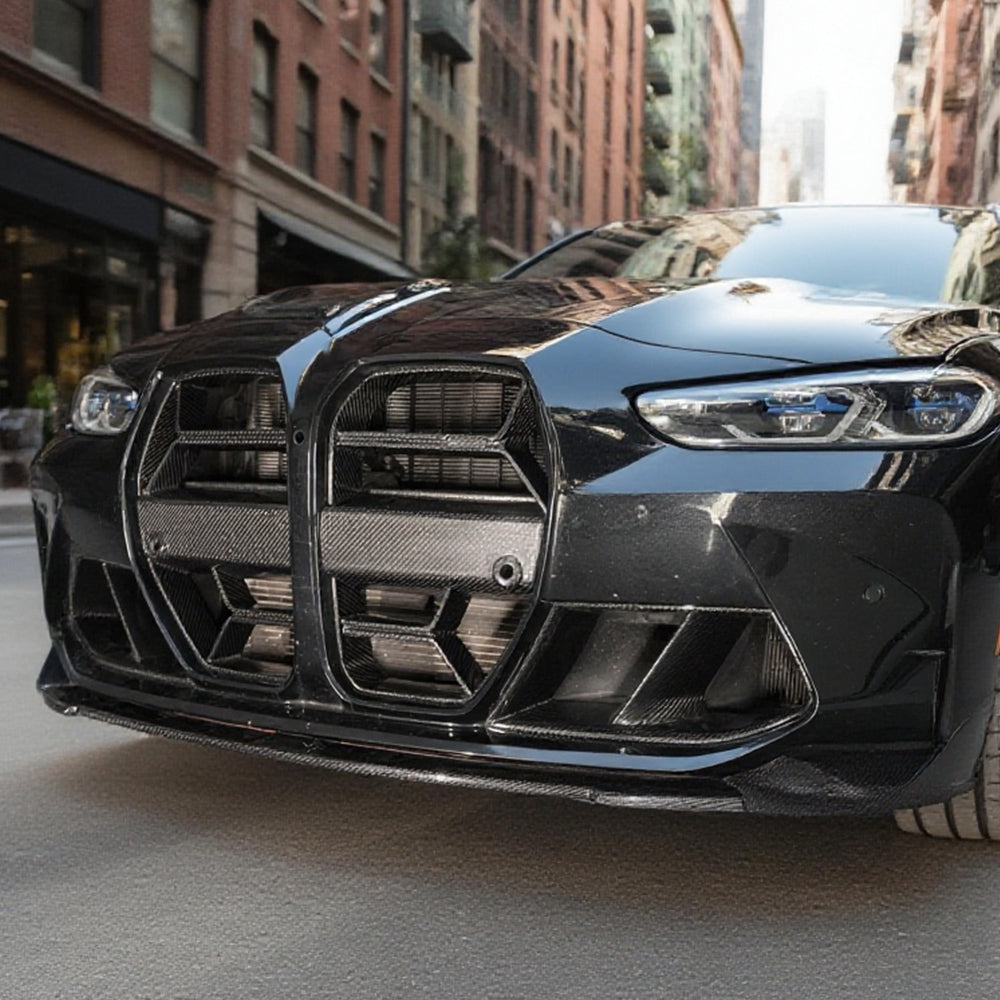 CSL Style Prepreg Carbon Fiber Front Grille Without ACC for BMW M3 G80/G81 M4 G82/G83 (2021+)