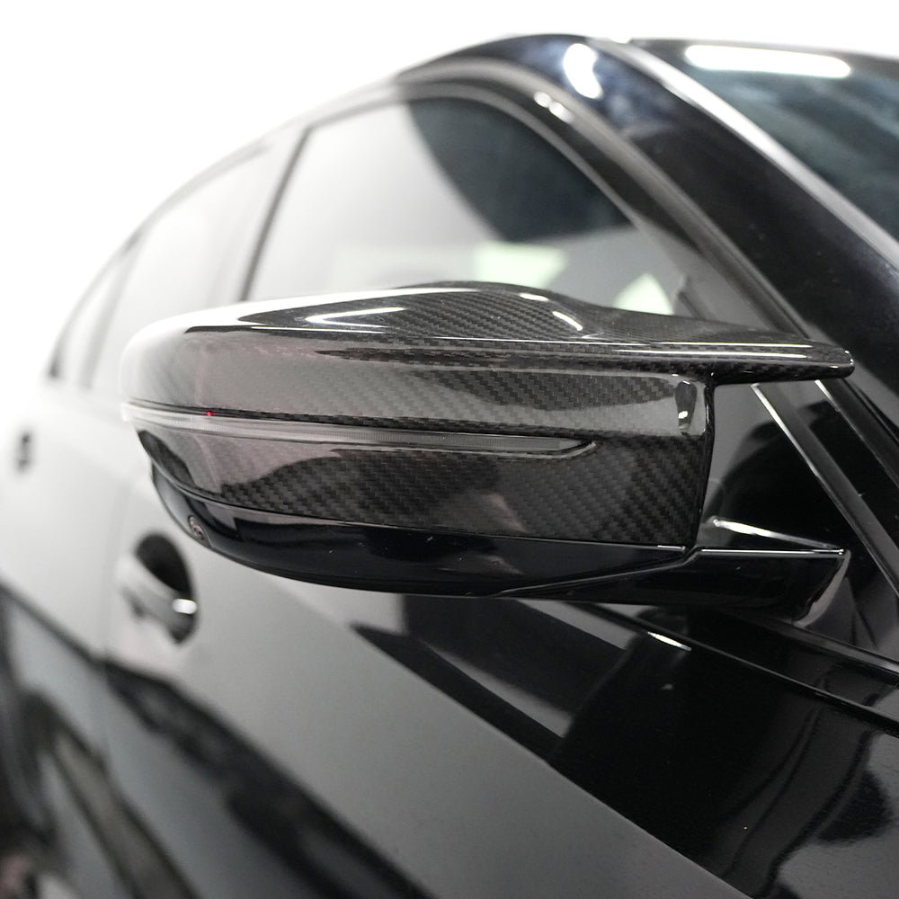 Carbon Fiber ADD ON Mirror Caps for BMW M3 G80/G81 M4 G82/G83 (2021+)