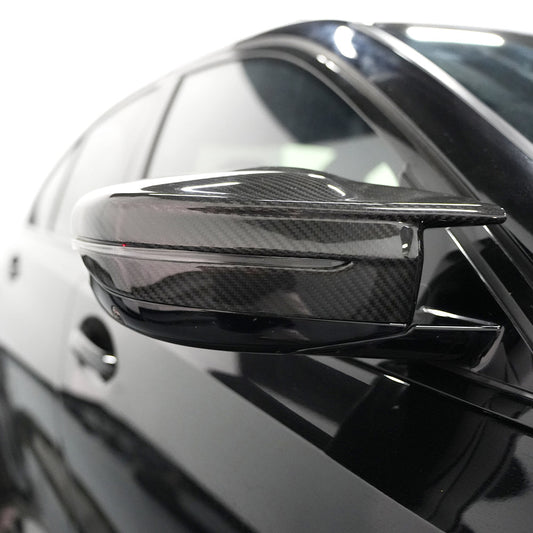Carbon Fiber ADD ON Mirror Caps for BMW M3 G80/G81 M4 G82/G83 (2021+)