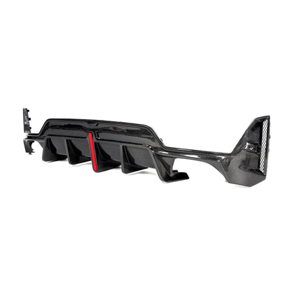 V Style Carbon Fiber Rear Diffuser for BMW 3 Series G20 M Sport (2023-Present)