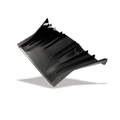 Corvette C7 carbon fiber diffuser, underside fitment view