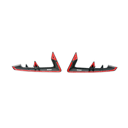 BMW X5M F95 side fender vent corner fitment view