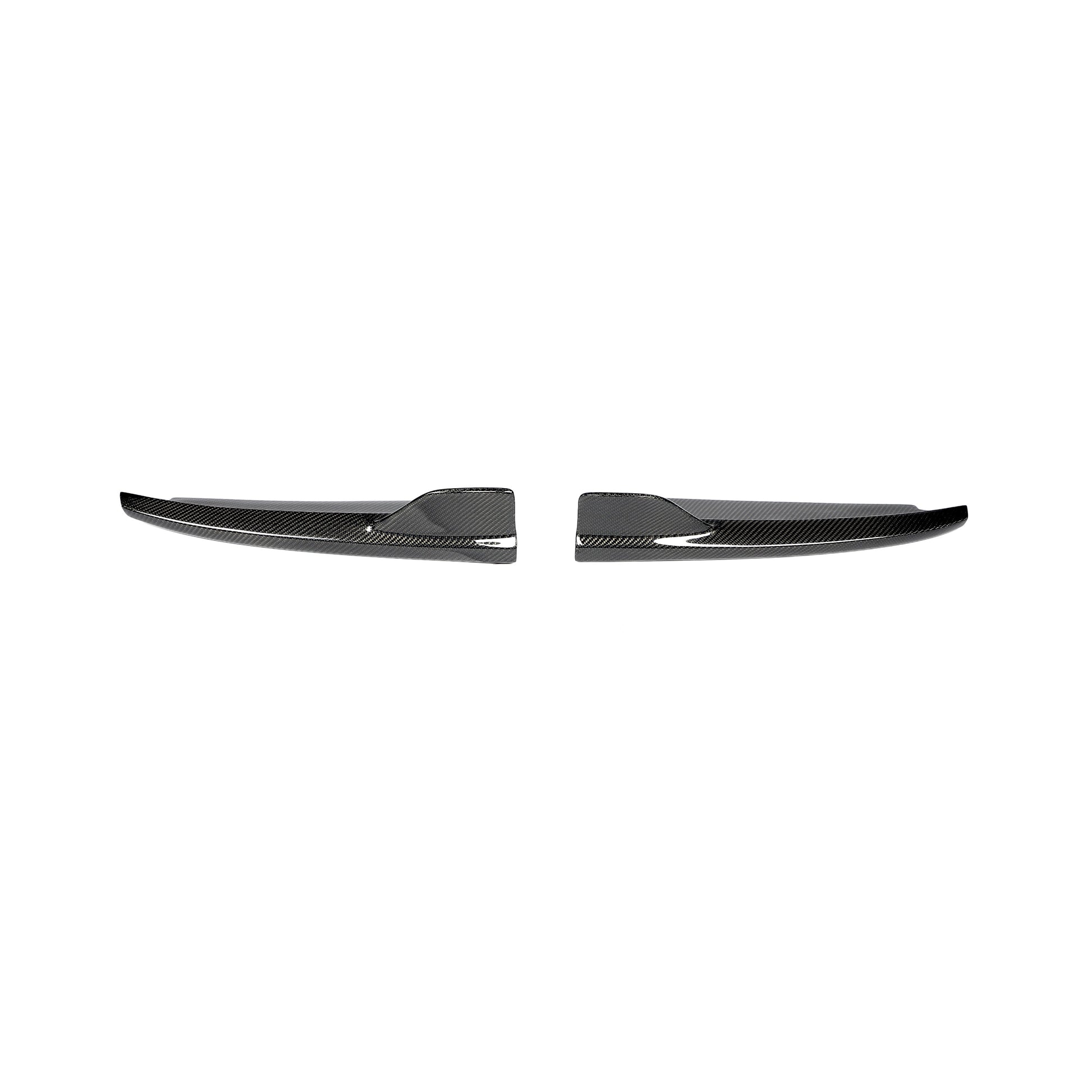Carbon Fiber Rear Bumper Lip Splitters Aprons Flaps for Mercedes Benz C class A205/C205/C43 AMG (2014-2018)