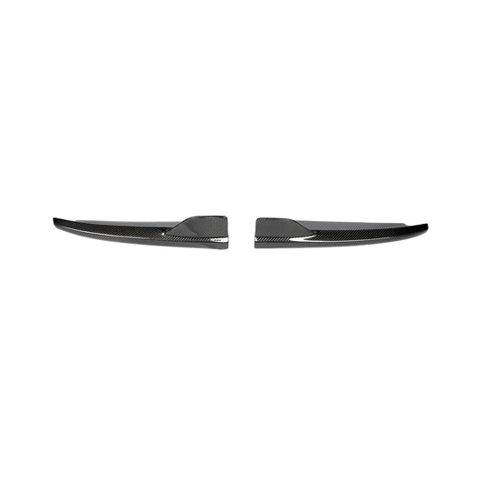 Carbon Fiber Rear Bumper Lip Splitters Aprons Flaps for Mercedes Benz C class A205/C205/C43 AMG (2014-2018)