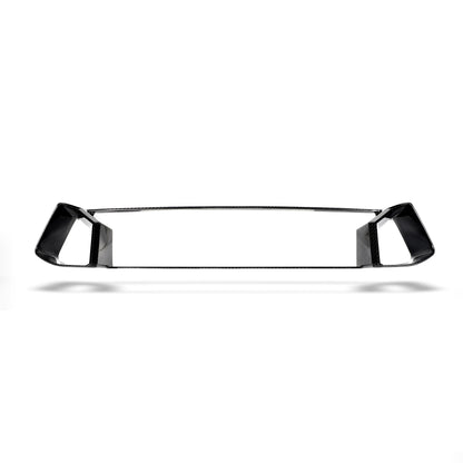 Carbon fiber intake trim weave texture for BMW M8