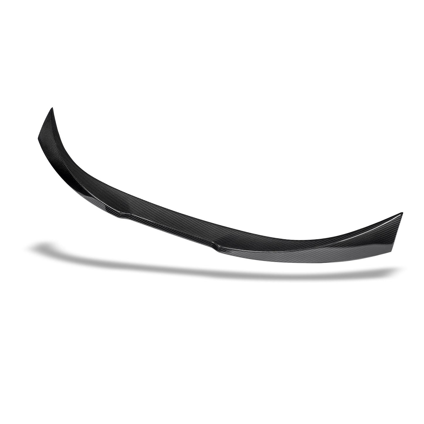 BMW M8 carbon fiber spoiler side profile angle