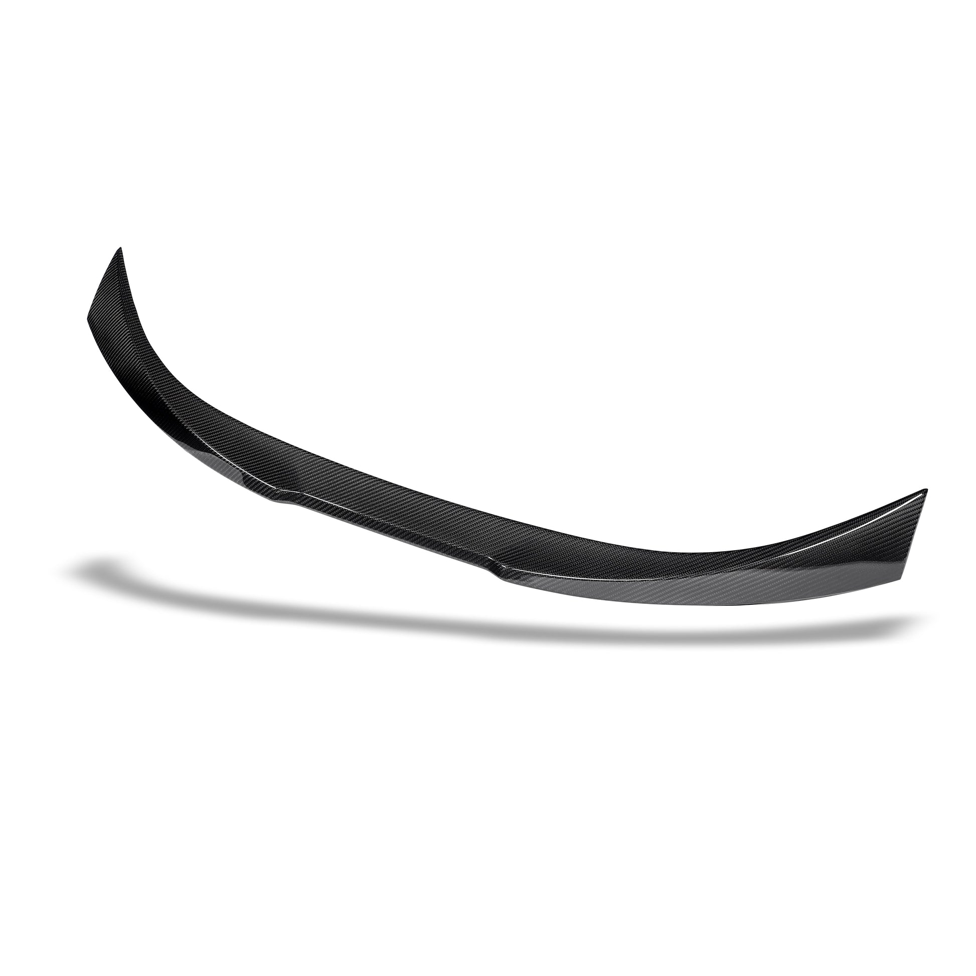 BMW M8 carbon fiber spoiler side profile angle