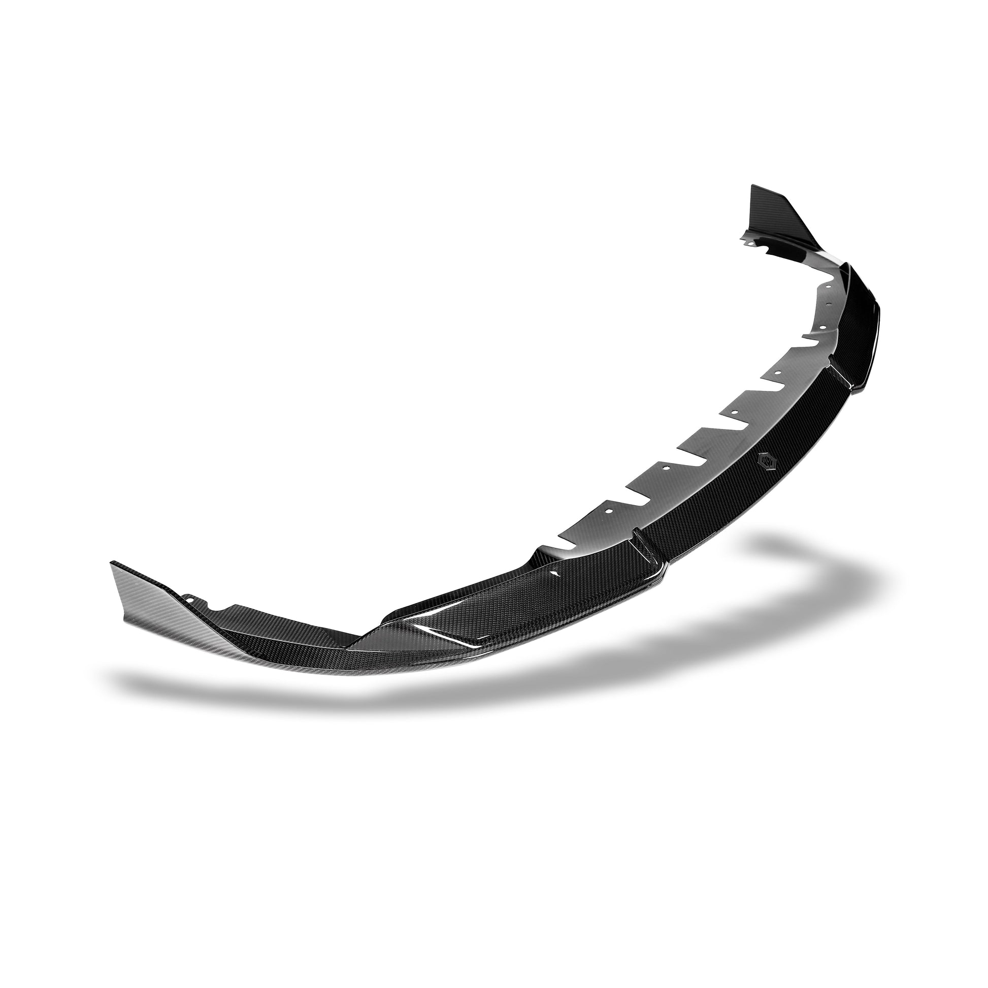 BMW M8 F93 carbon fiber front lip leading edge detail