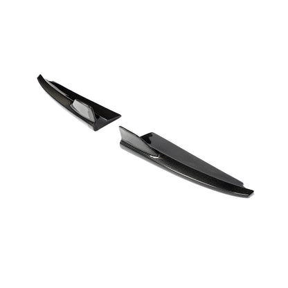 Carbon Fiber Rear Bumper Lip Splitters Aprons Flaps for Mercedes Benz C class A205/C205/C43 AMG (2014-2018)